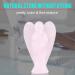 Guardian Angel Figurine - Mini Rose Quartz Healing Crystal Carved Angel - Perfect Home Decoration | International Shipping - Buy Online on GoSupps.com