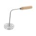 Zerodeko Fried Cone Mold Garland Swedish Fritters Gadget Cake Making Cutters for Timbale Dessert Momo 27x13.5cm Silver