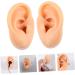 6 Pcs Healvian Ear Model Piercing Jewelry Earrings Silicone Study Ear Models - Assorted Colors - 5.66X4.88X5CM - Buy Online on GoSupps.com