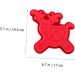 PRETYZOOM Small Cake Mold 6 pcs Biscuit Mould Christmas Making Mold Molds DIY Themed Cake Baking Cartoon Dessert Adorable 17.6X14.5X3CMx3pcs As Shownx3pcs - Buy Online on GoSupps.com