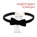 Vintage Satin Choker Necklace with Pearl Pendant & Black Bow - Punk Leather Collar Jewelry for Women & Girls - Buy Online on GoSupps.com