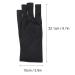 Sonew Anti UV Nail Gloves - UV Protective Gloves for LED Nail Art & Manicure Outdoor Use (Black) - Buy Online on GoSupps.com