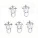 Adjustable Articulator Dental Laboratory Equipment Articulator for Dentures (Pack of 5)