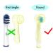 8-Pack Protective Covers for Electric Toothbrush Heads - Compatible Toothbrush Caps | Universal Protective Caps for Oral Care - Buy Online on GoSupps.com