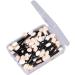 SOESFOUFU 100 Pcs Cosmetic Double Head Eyeshadow Makeup Eyeshadow Eyeliner Brushes Eyeshadow Brush Size 2 Black - Buy Online on GoSupps.com
