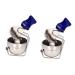 Minkissy 2 sets stainless steel bowl stainless steel bowl Sharp brush stirring bowls beard brush Bart cleaning brush shaving accessories modeling foam brush 3-part set shave