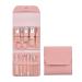 Nail Clippers Set Grooming Set 12-Piece Nail Clippers Set with Built-in Nail File Manicure Kit Suitable for Office Bedroom Travel Tools Nail Care Set (Color : Pink)