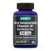 VANI 500MG Benfotiamine with B1, 5X Time Fat & Water Soluble Thiamine B1 Supplement Third Party Tested, No Gluten (120 Capsules)