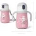 Monbento Kids Insulated Water Bottle 12oz - Leakproof with Straw - Hot/Cold 12 Hours - BPA Free - Pink Bunny - Buy Online on GoSupps.com