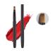 2 Pcs Retractable Lip Liner Brushes & Lip Gloss Wands - Travel-Friendly Makeup Applicators - Buy Online on GoSupps.com