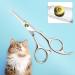 LILYS PET 5.0 Right-Handed Round-Tip Pet Grooming Scissors - Stainless Steel Small Ball Tip for Dogs and Cats - Silver - Buy Online on GoSupps.com