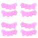 4 pairs of toe spreader women men toe-bunion corrector gel 2-toe separator correction-bunion-orthics tool for the left and right foot pink