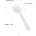 100 PCS Mini Plastic Sporks - Disposable Forks and Spoons for Camping, Parties, Weddings - Small White Sporks - Buy Online on GoSupps.com