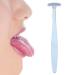 Plastic Tongue Scraper for Fresh Breath | Travel Oral Cleaner for Bad Breath Removal - Buy Online on GoSupps.com