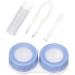Shop Verdant Touch Mini Contact Lens Container Kit - Portable Purple & Multicolored Plastic Lens Holder for Daily Use Soaking & Retention - Perfect for Travel & Eye Care - Buy Online on GoSupps.com