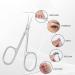YIAGUN Curved Blade Nail Scissors Professional Stainless Steel Manicure Pedicure Scissors - Buy Online on GoSupps.com