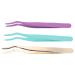 Beaupretty 3st eyelash pliers eyelash extension tweezers hair tweezers for false eyelashes Applicator tools for false eyelashes twine for eyelashes.