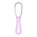 Colorful 1PC tongue cleaner simple useful tongue scraper stainless steel oral tongue cleaner medical mouth cleaning brush reusable fresh breath maker violet