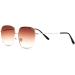 Kaeoisfu Oversized Quadratic Reading Sunglasses for Women - Stylish UV400 Tinted Glasses Large Gold-Brown Frame 2.0 Diopters Anti-UV - Buy Online on GoSupps.com