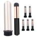 minkissy 6pcs Lip Brush Lip Balm Applicator Makeup Brush Lipstick Brush Lipstick Applicators Lipstick Applicator Wands Lip Applicators Makeup Tools Portable Lip Stick Miss 10.00X1.50X1.40CM Black