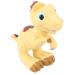 Artist Unknown Cute children's glasses holder dino made of polyserine Veloci - Raptor in yellow