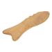 Verdant Touch Wood Gua Sha Board Wood Gua Sha Brett Fish Form Universal Massage Tool for Face and Body Wood Scraping Massage device