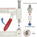 Hand Press Pearl Setting Machine Tools with Colorful Round Pearls Beads and Rivet Studs - DIY Crafts Tweezers Included - Buy Online on GoSupps.com