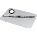 obmwang 1Pcs Pro Stainless Steel Cosmetic Makeup Palette Spatula Tool for Nail Art Eye Shadow Eyelash Makeup Professional Pigment Blending Lightweight 5.9 x 3.9 inches