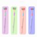 2 pieces of three-sided toothbrush for adults V-shaped toothbrush gently and gently clean every tooth and gum care all sides cleaning toothbrush for children and adults (green)