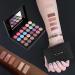 35 Bright Colors Eyeshadow Palette with Lip Gloss, Blush, and Brushes - Matte and Shimmer Makeup Palette - Buy Online on GoSupps.com