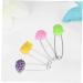 4pcs Kids Plastic Safety Pins for Infant Cloth Nappies - Baby Care Shower Diaper Clips - Buy Online on GoSupps.com