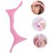 POPETPOP brow makeup supplies eyebrow template brow guide template brow shaping stencil brow stencil eyebrow shaper eyebrow guide stencil makeup stencil USB beauty tools Silica gel 17.3x5.9cm Pink - Buy Online on GoSupps.com