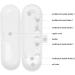 Nincha Travel Case for Sonic Electric Toothbrush - Fits Fairywill Teethherie Seago DNSLY - White/Opulent Garden - Durable Plastic Travel Essential - Buy Online on GoSupps.com
