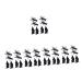 minkissy 20 Pairs Halloween Hair Clips Goth Accessories Hair Barrettes for Women Halloween Cospaly Hair Clip Halloween Hair Accessories Halloween Hair Ornament Child Devil Iron Bat Wing