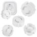 25 pieces of sockets child protection transparent socket protection for sticking socket child safety baby lock socket socket fuse (white)