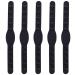 Faruta 10 pieces adjustable mask extension buckle ear hook extension buckle mask earcurrent ear cable ear hook (color: black)