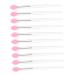 10pcs Lip Mask Brush Lip Brush Wand Lip Balm Applicator For Makeup Silicone Lipstick Applicator Make up Brush Lip Mask Applicator Eyebrow Brush Eye Shadow Portable Miss 8x0.7cm Transparent