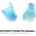 ADV. Sleeper Soft Ear Plugs - 27dB Noise Cancelling Hearing Protection for Sleep, Noise Sensitivity & Flights - Reusable & Flexible Silicone - Blue - Buy Online on GoSupps.com