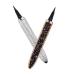 FOYTOKI 4 Pcs Diamond Eyeliner Waterproof Eyeliners Liquid Eye Liner Eyeliner Liquid Pen Silver Black