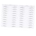 Beavorty 2 Sheets Skz Stickers False Eyebrows Sticker Stick-on Eyebrows Eyebrow Sticker Disposable Patch 6d
