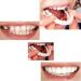Flipped Warm Veneers - Top & Bottom Artificial Teeth for Instant Smile Makeover | Temporary Whitening Dentures for Men & Women - Buy Online on GoSupps.com