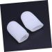 Buy Minkissy 2 PC Toe Caps - Toe Sleeve & Corn Protectors White Size 2 | Comfortable Foot Care for All - Buy Online on GoSupps.com