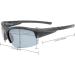 Eyekepper TR90 Unbreakable Bifocal Half Rimless Sunglasses for Sports - Baseball Running Fishing Golf & More | Black-Blue Frame 1.5x - Buy Online on GoSupps.com