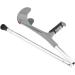 Aluminum Forearm Crutches Forearm Crutches for Adults Crutches for Walking Aluminum Forearm Crutches Silver Crutch Pack of 2 - Buy Online on GoSupps.com