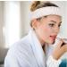 Microfiber 3pcs Face Wash Headband and Wristband Set for Skincare - Pink - Buy Online on GoSupps.com