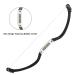 Guapa Eyebrow Marker Ruler & Leveler | Brow Mapping Tool Kit with Bow & String | Mapping Thread for Shaped Brows | Permanent Makeup & Tattoo | Black - Buy Online on GoSupps.com