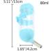 3 in 1 Hamster Hanging Water Bottle Dispenser Feeder Hanging Pet Guinea Pig Squirrel Rabbit Drinking Head Pipe Fountain Blue - Buy Online on GoSupps.com