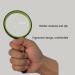10x Green Magnifying Glass - 75mm Handheld with Non-Slip Rubber Handle for Books Maps Coins & Hobbies - Ideal for Seniors & Children - Buy Online on GoSupps.com