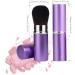 Retractable Face Brush - Telescopic Kabuki Brush for Travel - Purple - Buy Online on GoSupps.com
