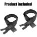 YaHoGa 24 Inch Separating Jacket Zippers - 2PCS Black Tape Heavy Duty Zippers - Buy Online on GoSupps.com
